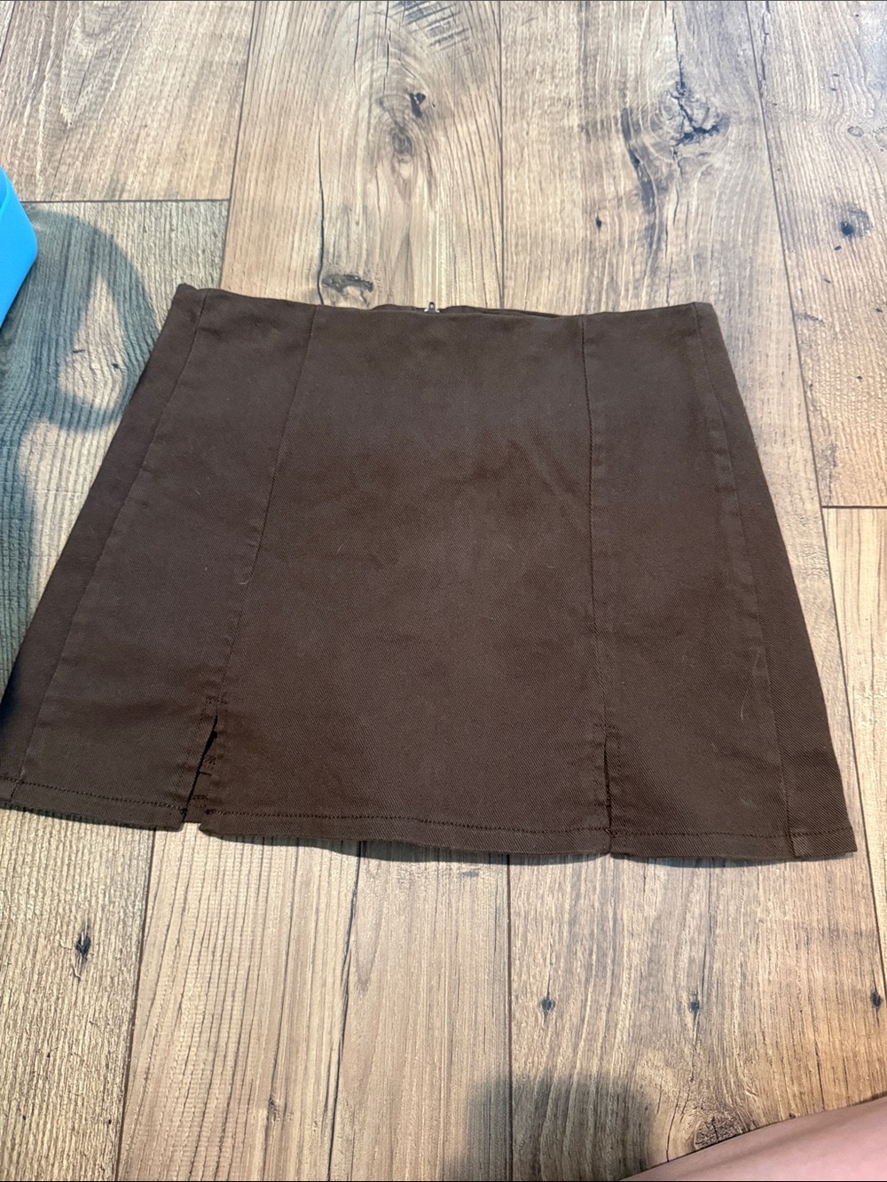 Windsor Brown A-Line Mini Skirt